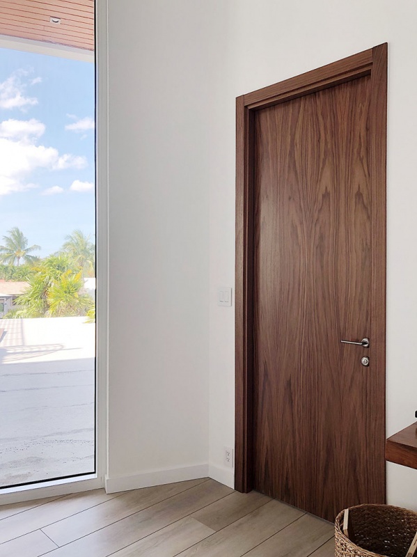 Timber or Wood Contemporary Doors