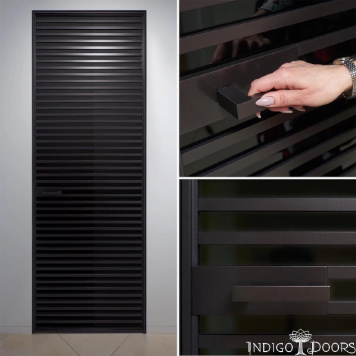 Aluminum Interior Swing Doors with Hidden Aluminum Jambs