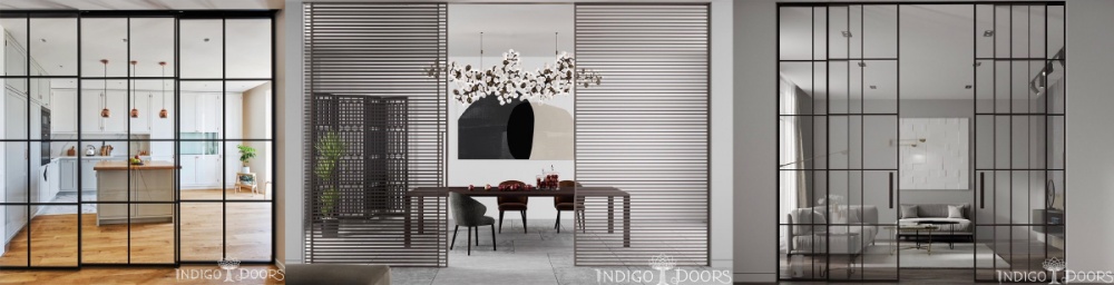 Examples of Using Mirrored and Glass Doors