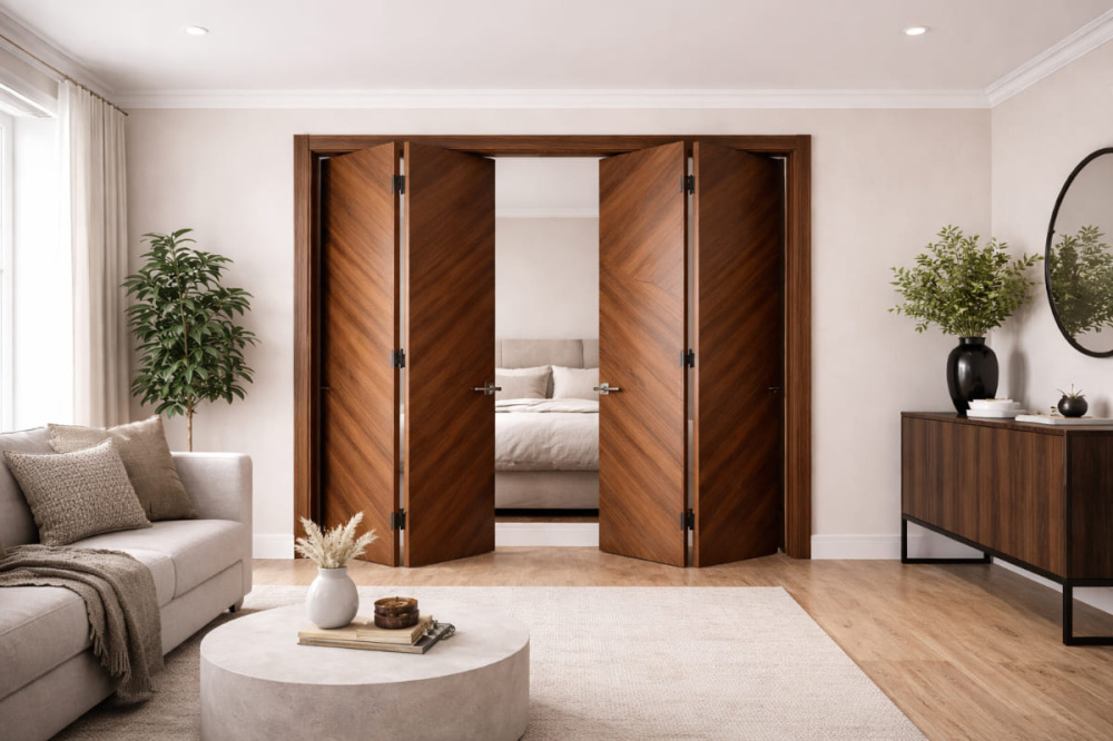 Bi Fold Interior Doors for Modern Homes That Maximize Space and Functionality