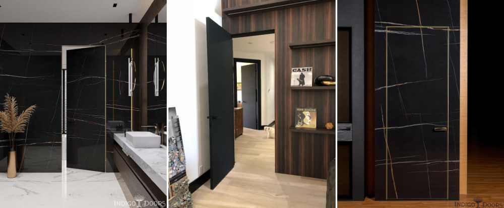 Bold, Dark Interior Door Colors