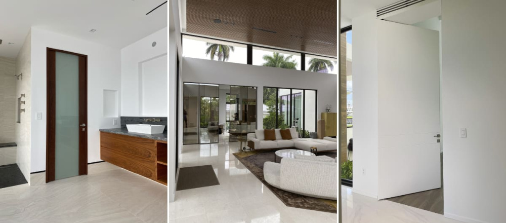 Contemporary interior doors are taking over modern homes