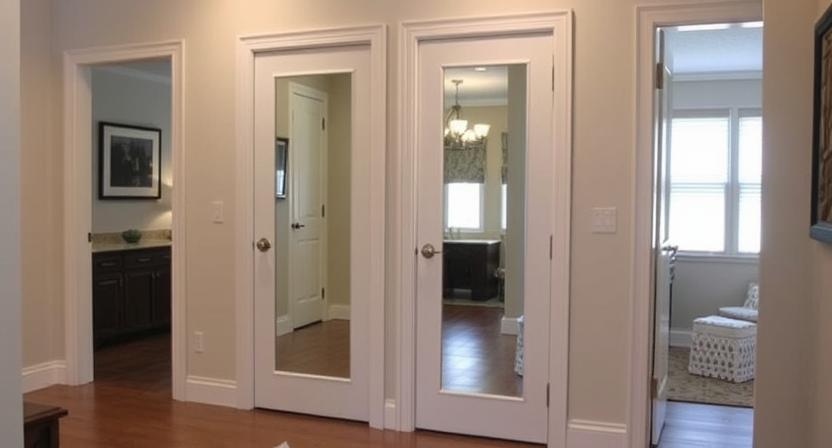 Design Ideas with Mirrored Doors for Different Spaces