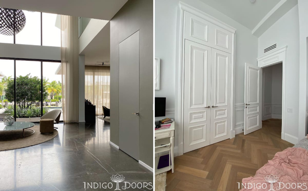 How Frameless and Traditional Doors Shape Space and Flow