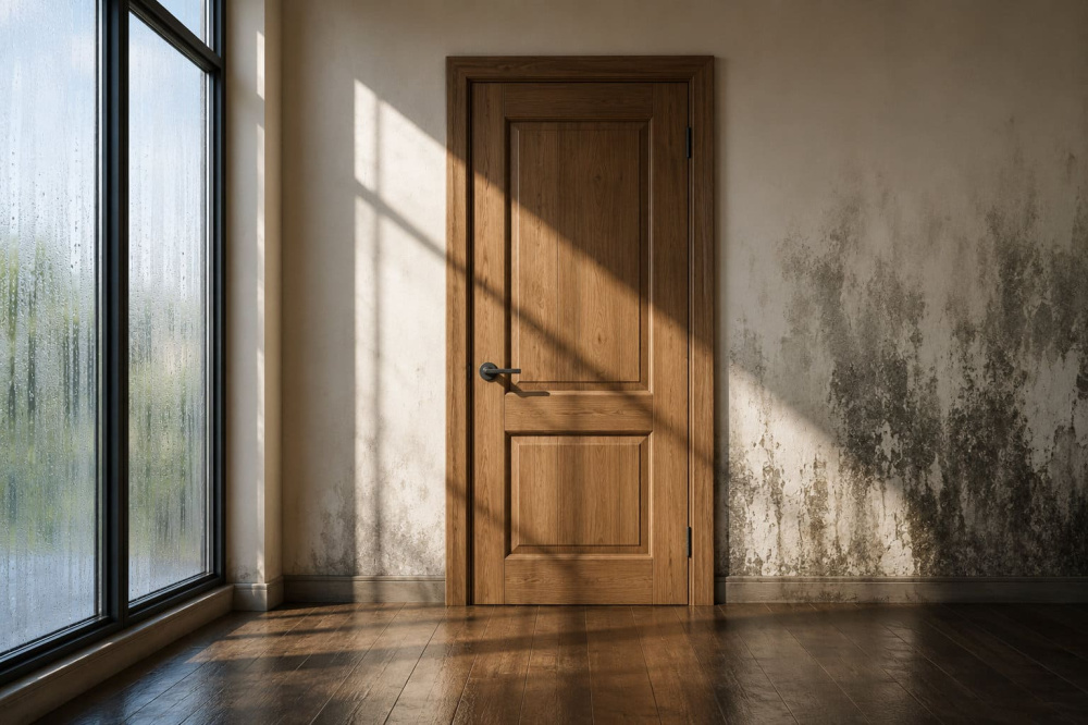 How humidity affects interior doors