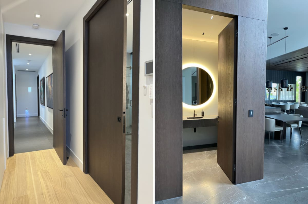 Interior door style for a modern home