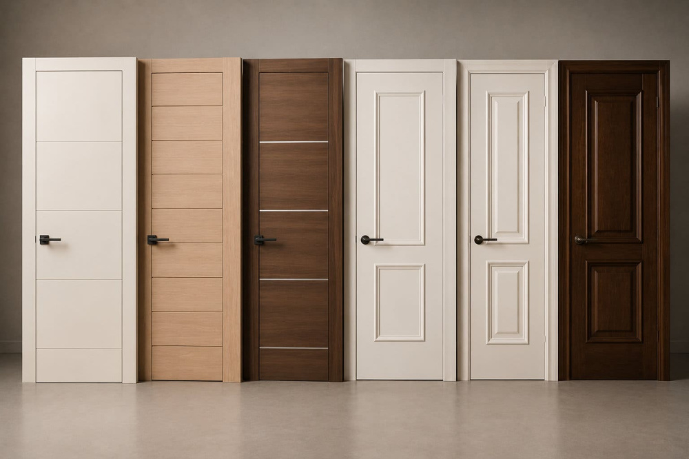 Material options for both door styles