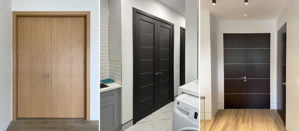 Our French double swing doors
