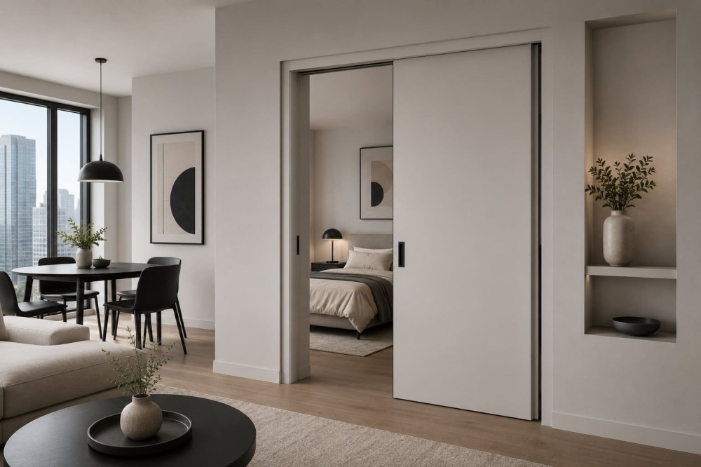 Pocket Doors for Space Efficiency