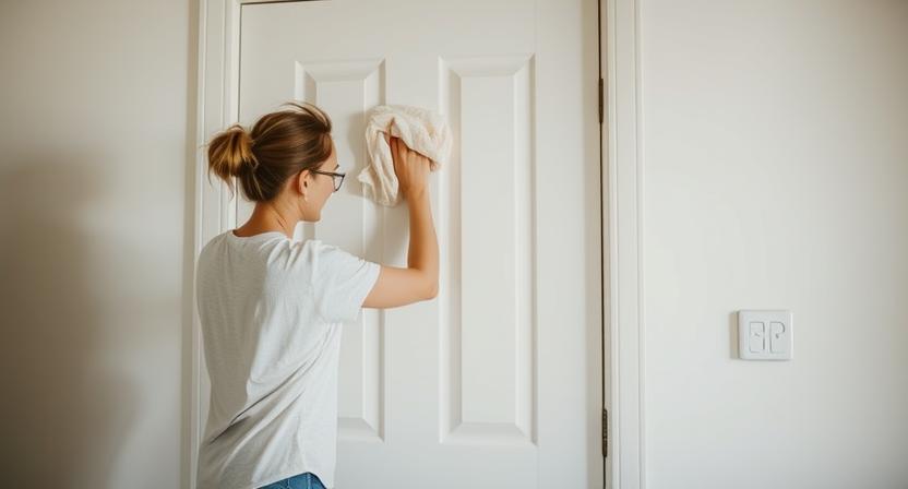 Keeping Painted Doors Dust-Free