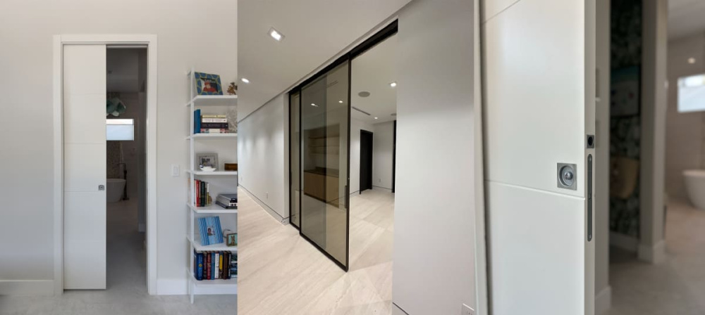 Slim and Minimalist Hinged Doors