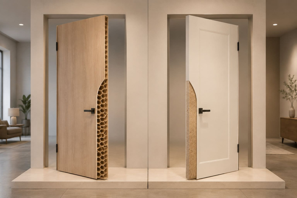 The Difference Between Hollow-Core and Solid-Core Doors