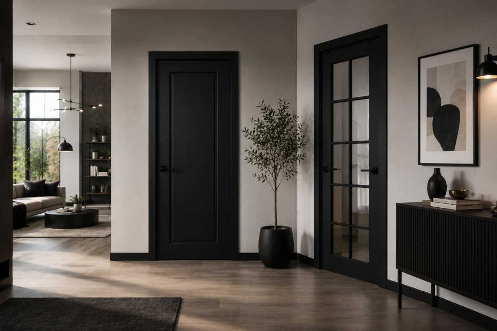 The Growing Popularity of Black Interior Doors