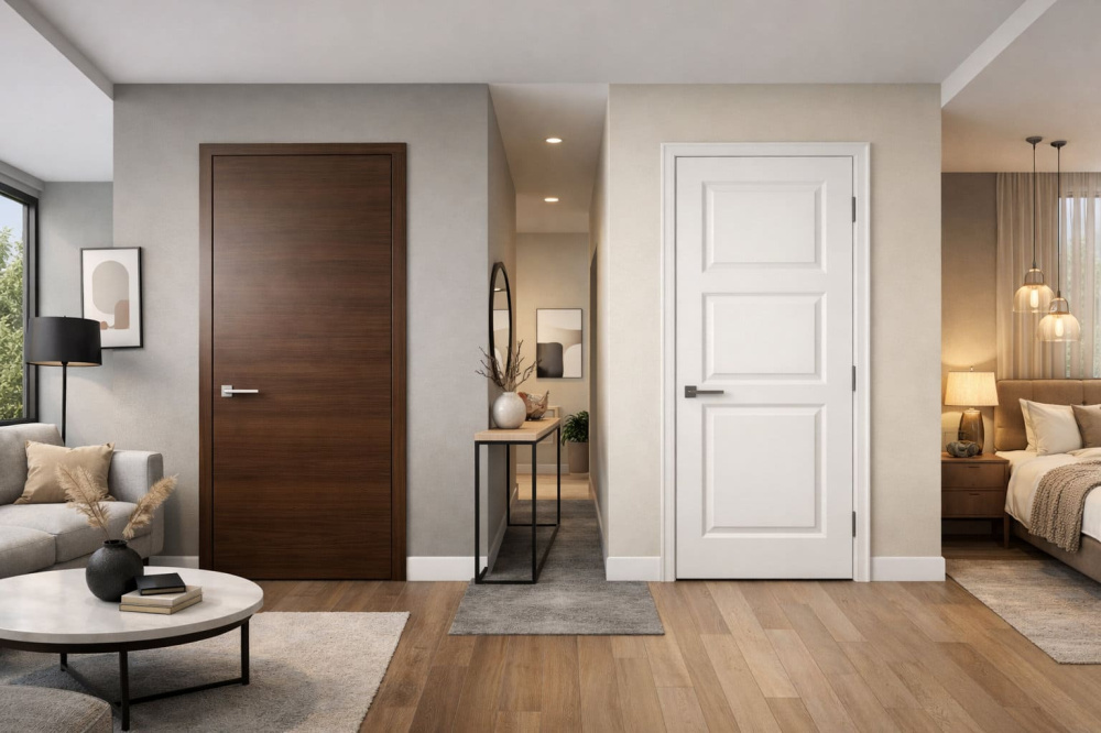 Understanding Flush and Panel Interior Door Styles