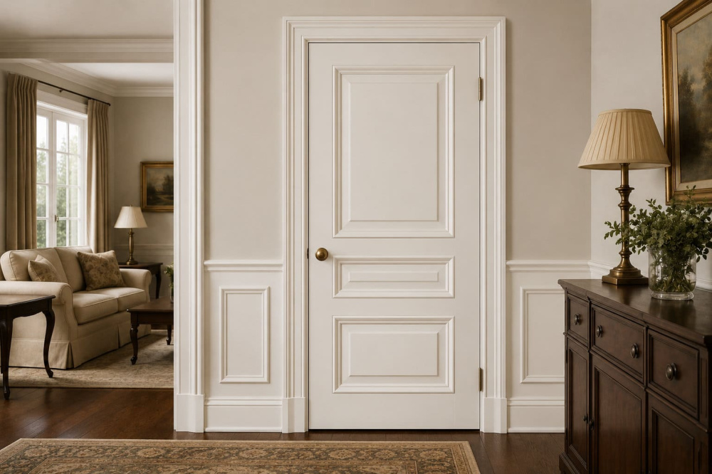 What defines a classic panel door