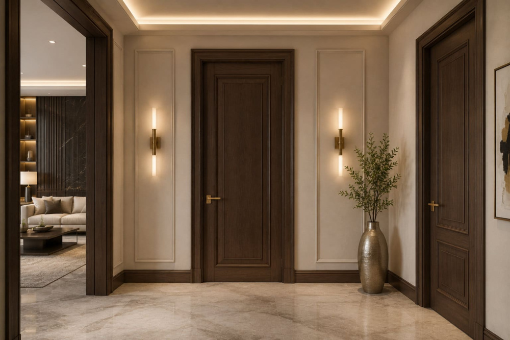 What defines luxury interior doors
