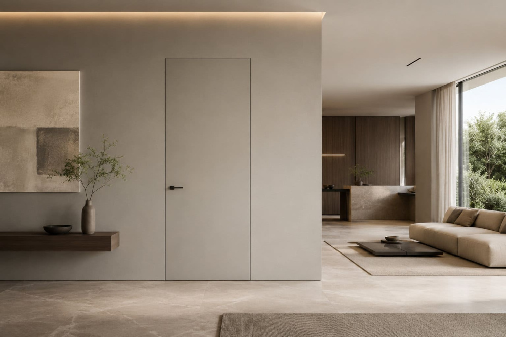When a frameless interior door makes sense