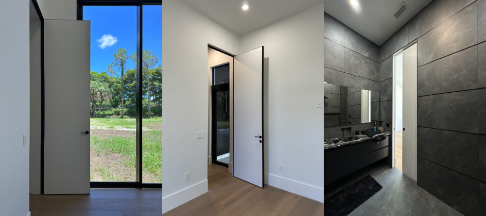 White Doors in Different Rooms