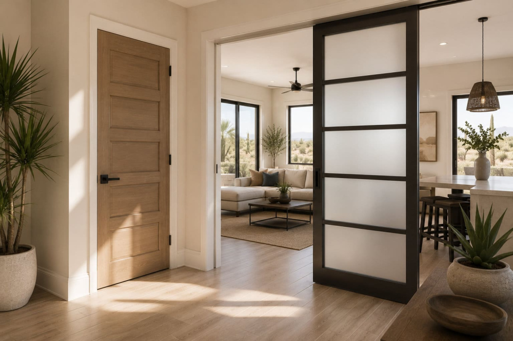 Why heat and light should guide door selection
